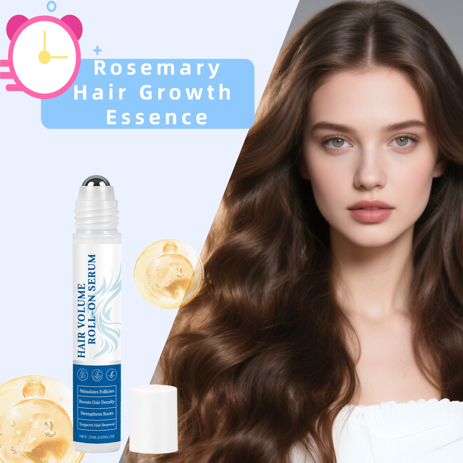 Hair Care Serum - Óleo Essencial de Alecrim para Crescimento