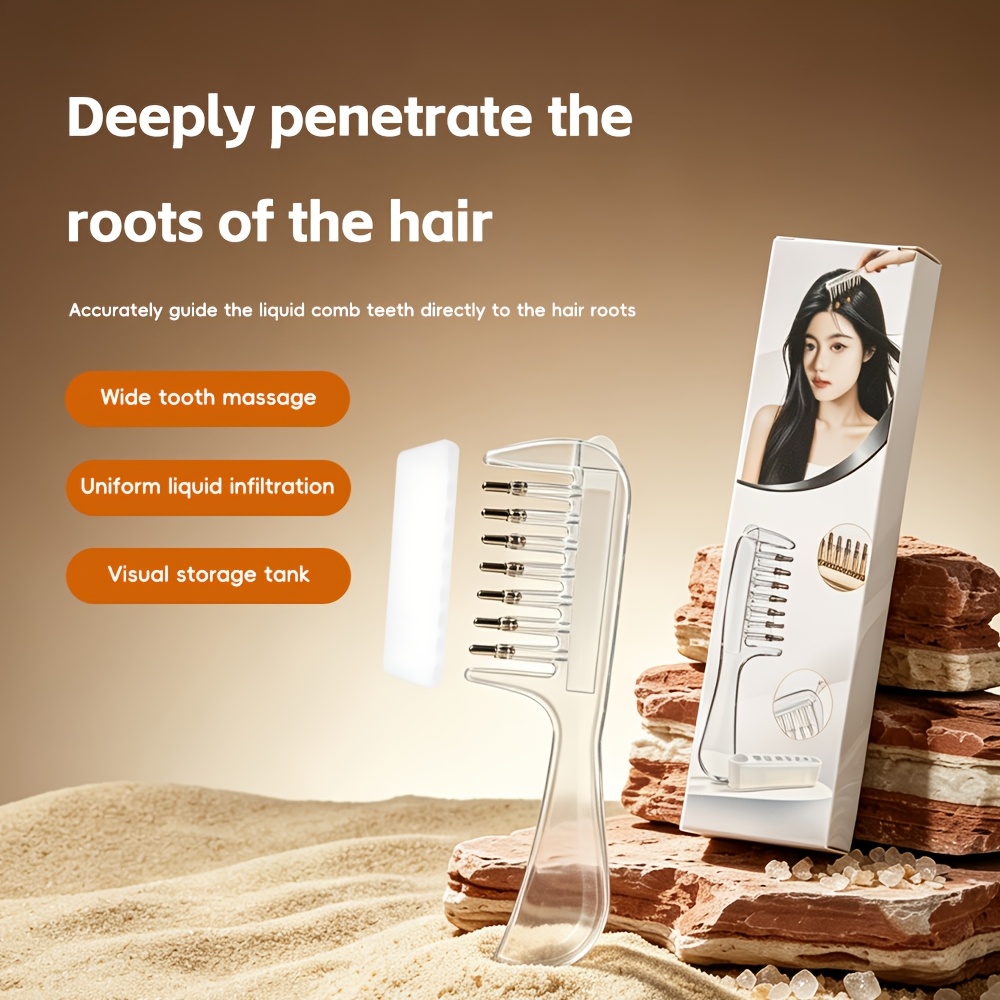 Pente Portátil Transparente pa - Hair Care Serum avaliação e preço