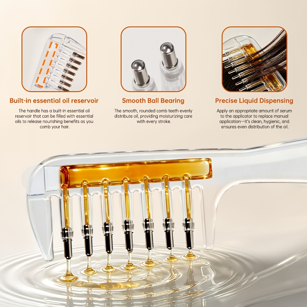 Pente Portátil Transparente pa - Hair Care Serum avaliação e preço