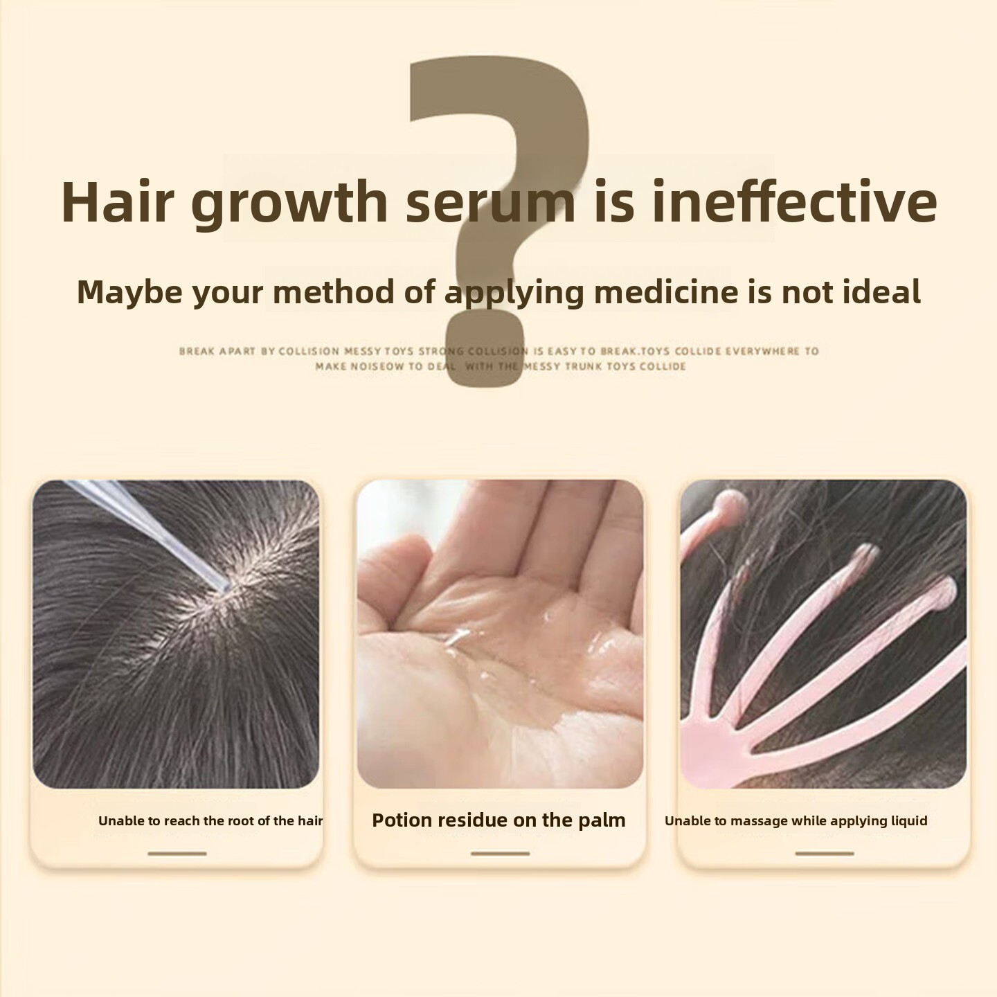 Aplicador de Minoxidil para Co - Hair Care Serum avaliação e preço